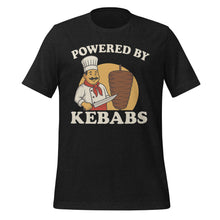 Load image into Gallery viewer, Funny Kebab T Shirt - Powered By Kebabs