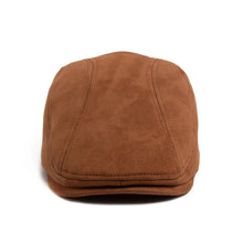 Load image into Gallery viewer, Mens Flat Cap - Winter suede style cap