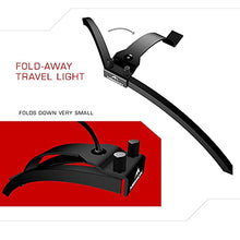 Load image into Gallery viewer, Mission Darts TOR100 Torus 100 | Dartboard LED Folding Portable Travel Lighting System, Sand Blasted Black