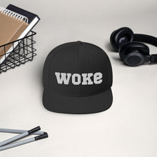 Load image into Gallery viewer, WOKE  Embroidered - SnapBack Cap