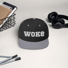 Load image into Gallery viewer, WOKE  Embroidered - SnapBack Cap