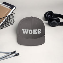 Load image into Gallery viewer, WOKE  Embroidered - SnapBack Cap