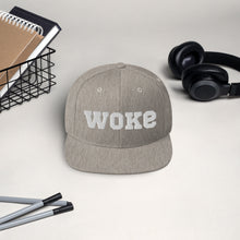 Load image into Gallery viewer, WOKE  Embroidered - SnapBack Cap