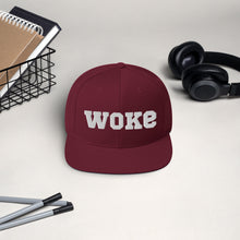 Load image into Gallery viewer, WOKE  Embroidered - SnapBack Cap