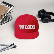 Load image into Gallery viewer, WOKE  Embroidered - SnapBack Cap