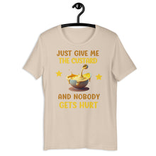 Load image into Gallery viewer, Custard Gift - Funny Food T shirt - j and p hats 