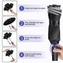 Load image into Gallery viewer, Waterproof Folding Umbrella - J and p hats Waterproof Folding Umbrella